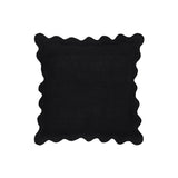 Scalloped Edge 24" Square Throw Pillow Cover