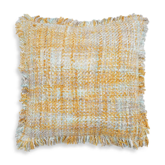 Frazzle 22.5" Textured Square Throw Pillow Cover