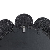 Coralie 33.4" Rattan Round Wall Mirror