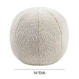 Boba Boucle Ball Throw Pillow (9"-14")