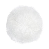 New Zealand 16" Sheepskin Round Throw Pillow