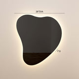 Phoebe 26" LED Teardrop Wall Mirror