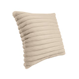 Furry 21" Vegan Fur Square Throw Pillow Cover