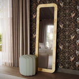 Pouch Chenille Ottoman