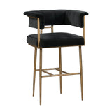 Astrid Performance Velvet Stool