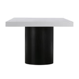 Nova 95" White Lacquer Rectangular Dining Table
