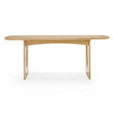 Cybill Natural Ash Rectangular Dining Table (79"-94")