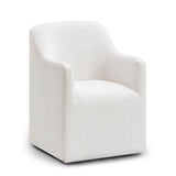 Helena Tall Textured Weave Performance Fabric Dining Chair