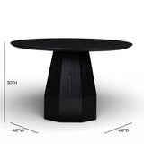 Brocha 48'' Ash Wood Round Dining Table