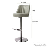 Gala Performance Vegan Leather Adjustable Stool