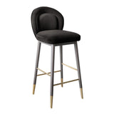 Hailey Performance Velvet Stool