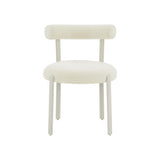 Margaret Performance Chenille Bolster Back Dining Chair