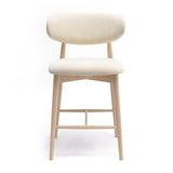 Zinea Performance Textured Velvet Counter Stool