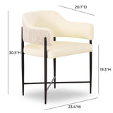 Sezanne 2-Tone Performance Vegan Leather Dining Chair