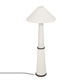 Faith White Boucle Floor Lamp