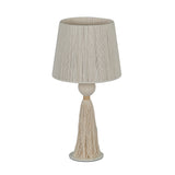 Samba White Cotton Table Lamp