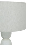 Pebble Cream Papier Mache Floor Lamp
