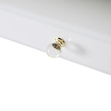 Janie 52" Lacquer 3-Drawer Desk