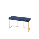 Janie 52" Lacquer 3-Drawer Desk