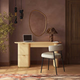 Francesca 58" 3-Drawer Desk