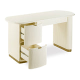 Francesca 58" 3-Drawer Desk