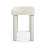 Sarah 55" Cream 2-Drawer Executive Work Desk