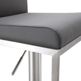 Amalfi Performance Vegan Leather Adjustable Stool