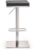 Bari Performance Vegan Leather Adjustable Stool