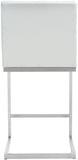 Helsinki White Performance Vegan Leather Stool - Set of 2