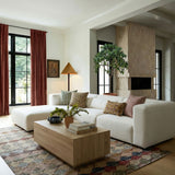 Tarra Cream Performance Chenille Modular Chaise