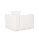 Tarra Cream Performance Chenille Modular Corner Chair