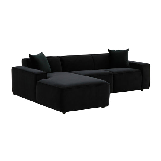 Olafur 2-Piece Performance Fabric L-Shaped Sectional