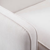 Travie Performance Corduroy Velvet LAF Corner Chair