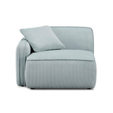 Travie Performance Corduroy Velvet LAF Corner Chair