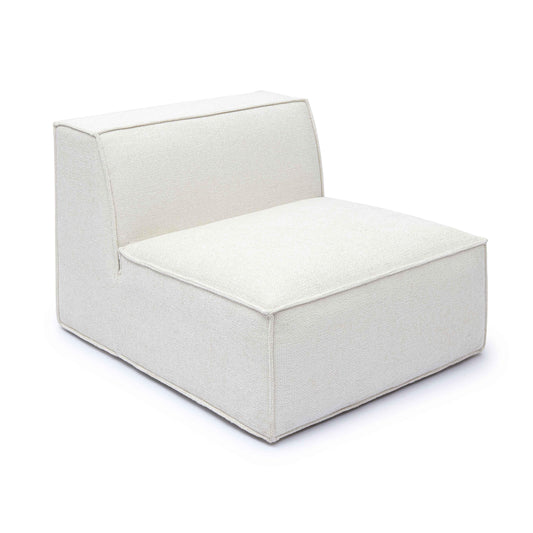Mindy Performance Chenille Basketweave Modular Armless Chair
