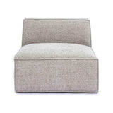 Mindy Performance Chenille Basketweave Modular Armless Chair
