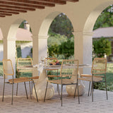 Lucy Dyed Cord Stackable Outdoor Dining Chair