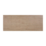 Cassie Natural Outdoor Rectangular Dining Table (75"-108")
