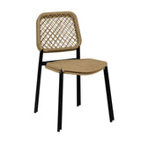 Lucy Dyed Cord Stackable Outdoor Dining Chair