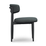 Annika Textured Contract-Grade Fabric Outdoor Dining Side Chair
