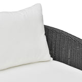 Alexa 80" Rattan Performance Fabric Outdoor Sofa