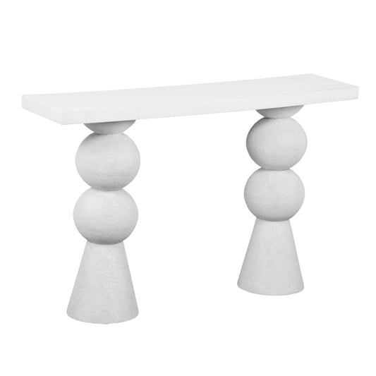 Lupita 53" White Console Table