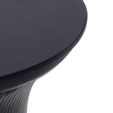 Cassandra Glass Flared Side Table