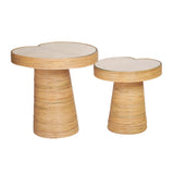 Felicia Lilypad Side Table (18"-22")