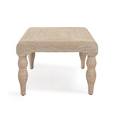 Vicky 49" Natural Woven Seagrass Rectangular Coffee Table