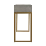 Pesce 59" Faux Shagreen 3-Drawer Console Table