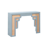 Suzie 45" Rattan Console Table