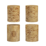 Fig Natural Burl Drum Side Table