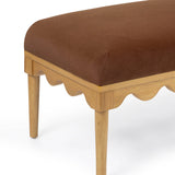 Oodle 56.5" Performance Vegan Mohair Bench