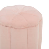 Fleur Textured Performance Velvet Storage Ottoman